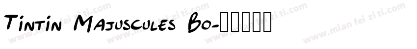 Tintin Majuscules Bo字体转换
